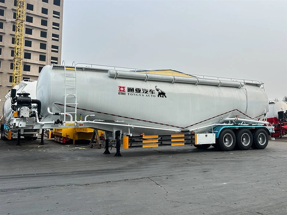 BPW 차축이 있는 60T 파우더 탱커 세미 트레일러