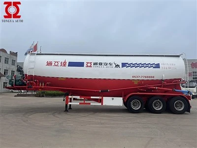 50T 벌크 시멘트 유조선 세미 트레일러